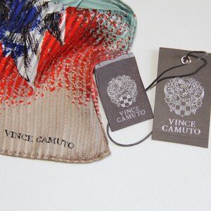 New & Tag Vince Camuto Long Rectangle Flower Scarf